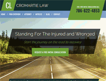 Tablet Screenshot of hlcromartielaw.com